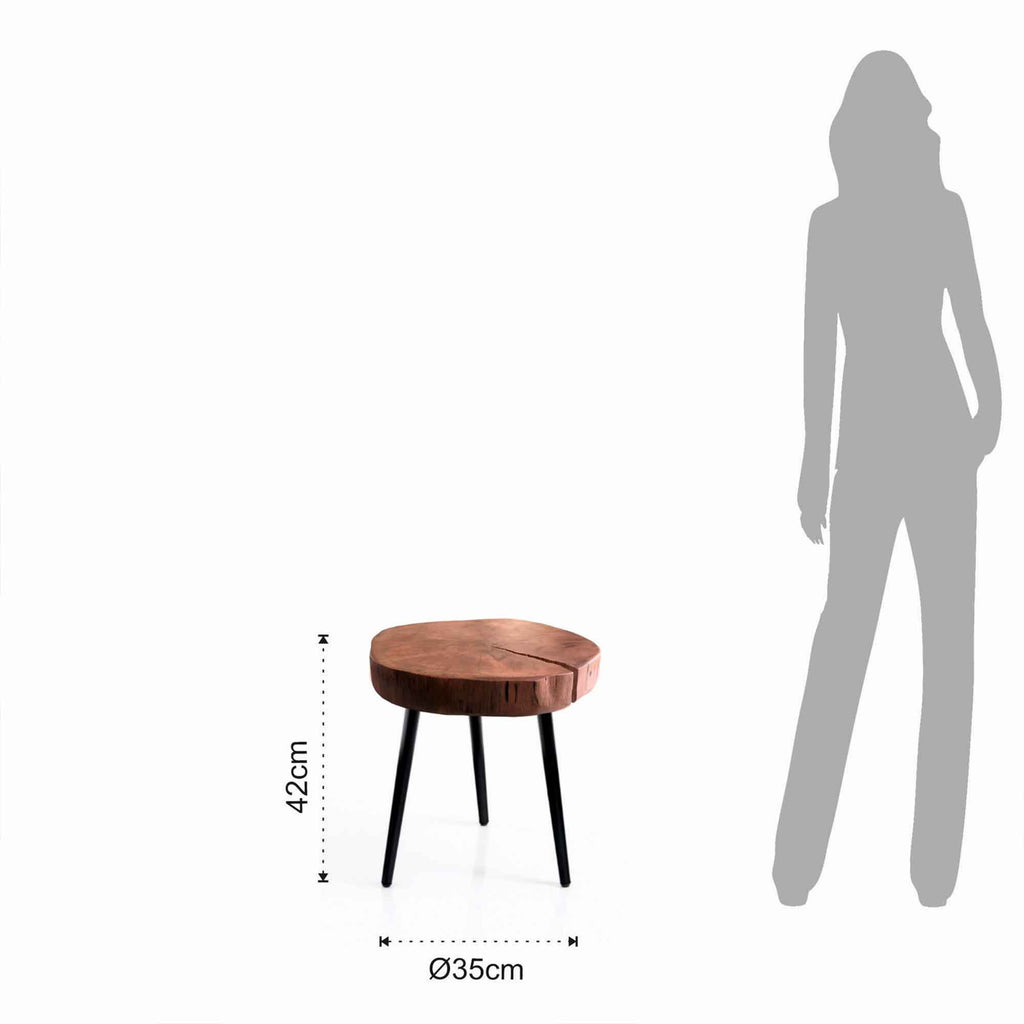 Tavolino TRUNK-A di Tomasucci - Smontato