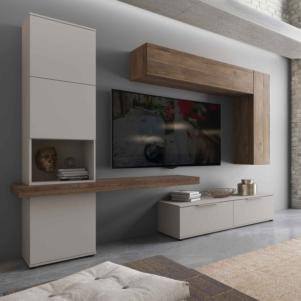 Parete soggiorno AXANDRA CASHMERE di Tomasucci - Smontato