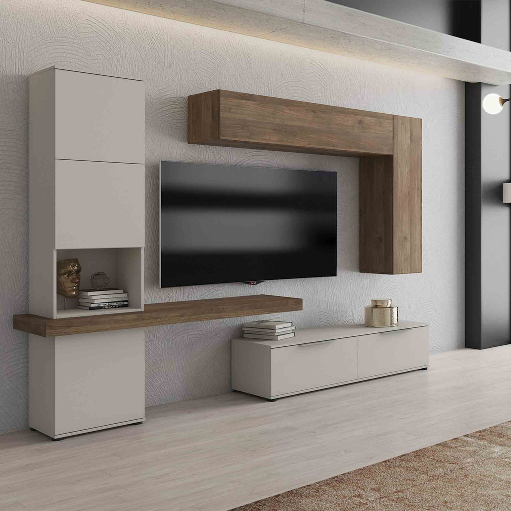 Parete soggiorno AXANDRA CASHMERE di Tomasucci - Smontato