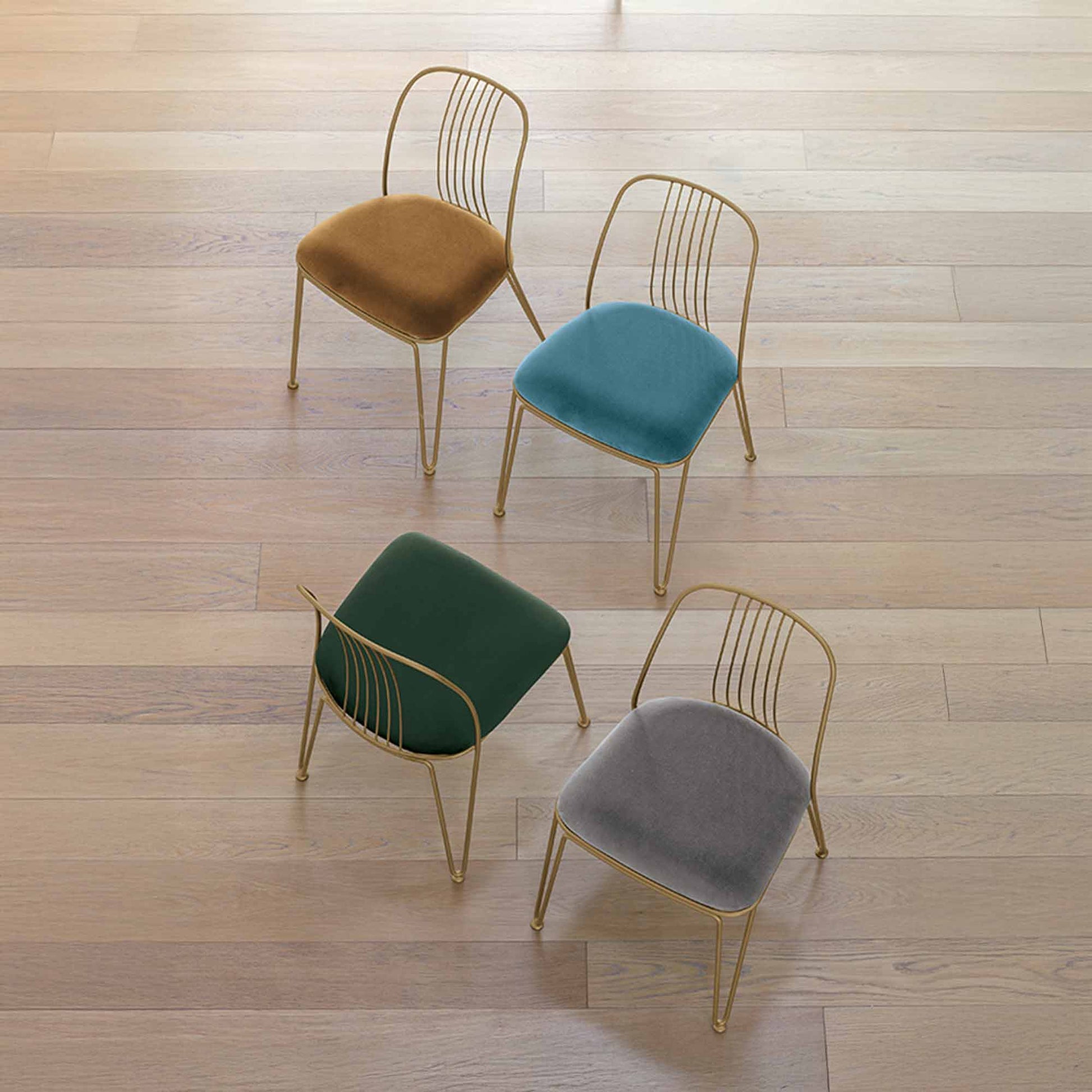 Sedia Granada di Target Point - Set di 2 in Microfibra