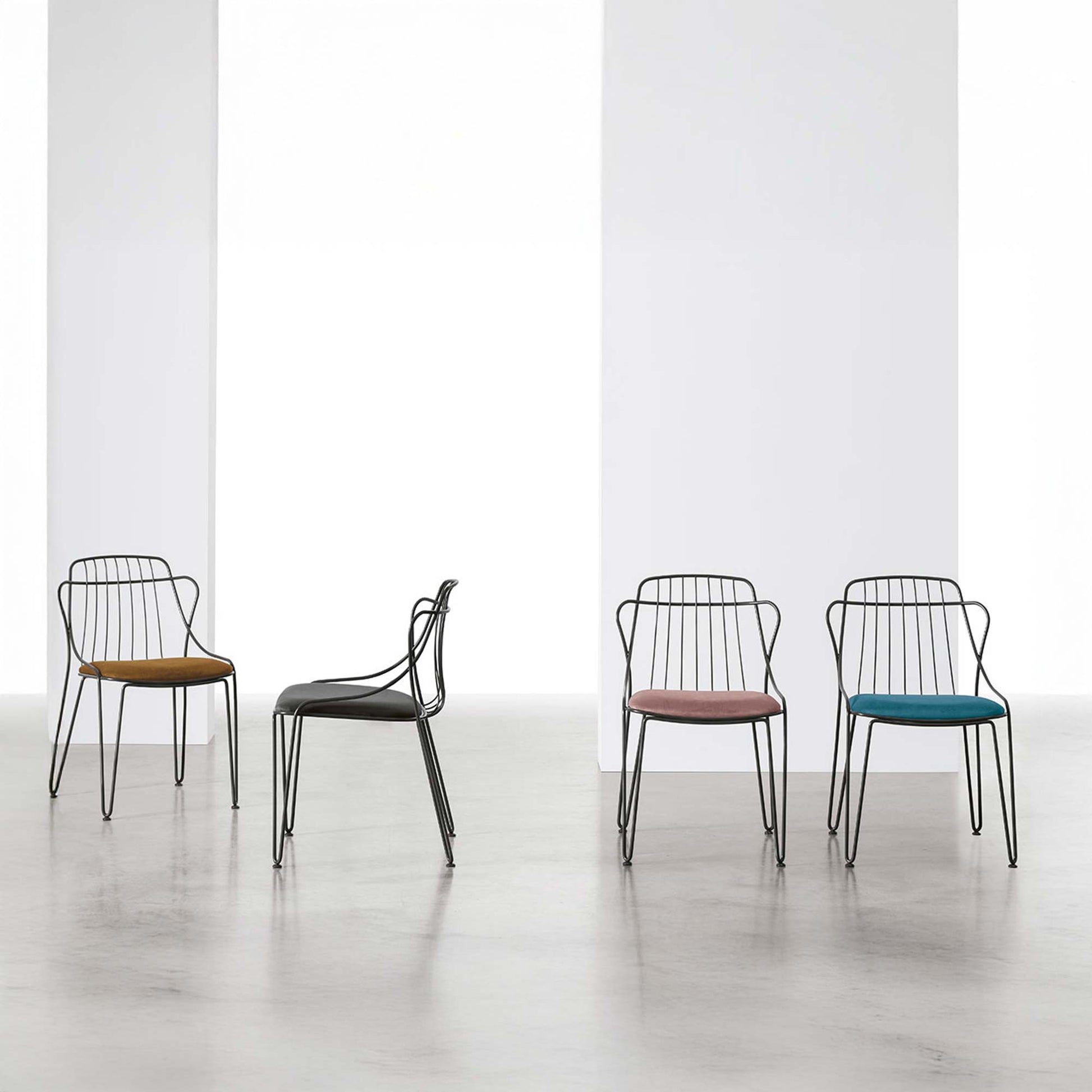 Sedia Marrakesh di Target Point - Set di 2 in Gentle-Touch