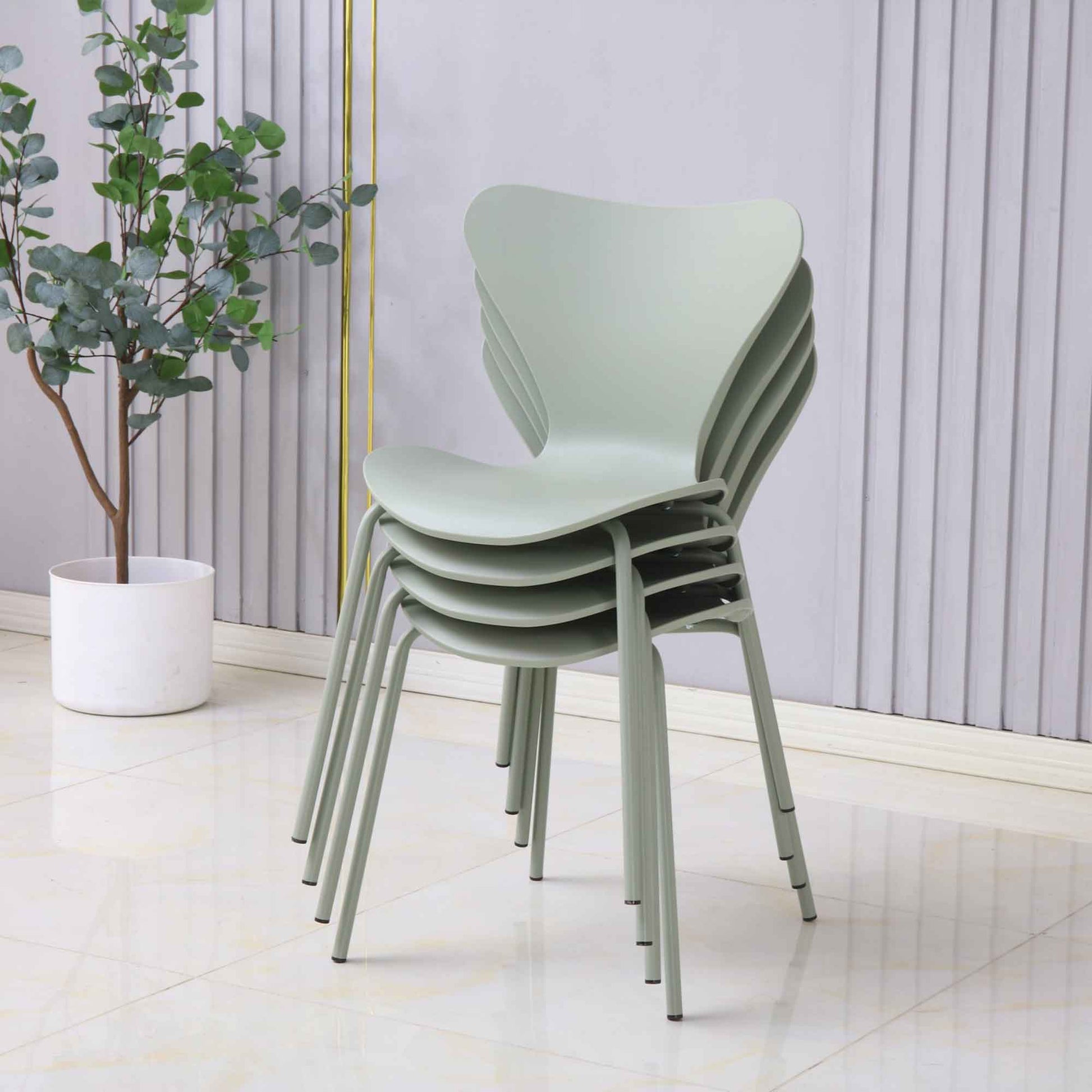 Sedia Silk - Set di 4