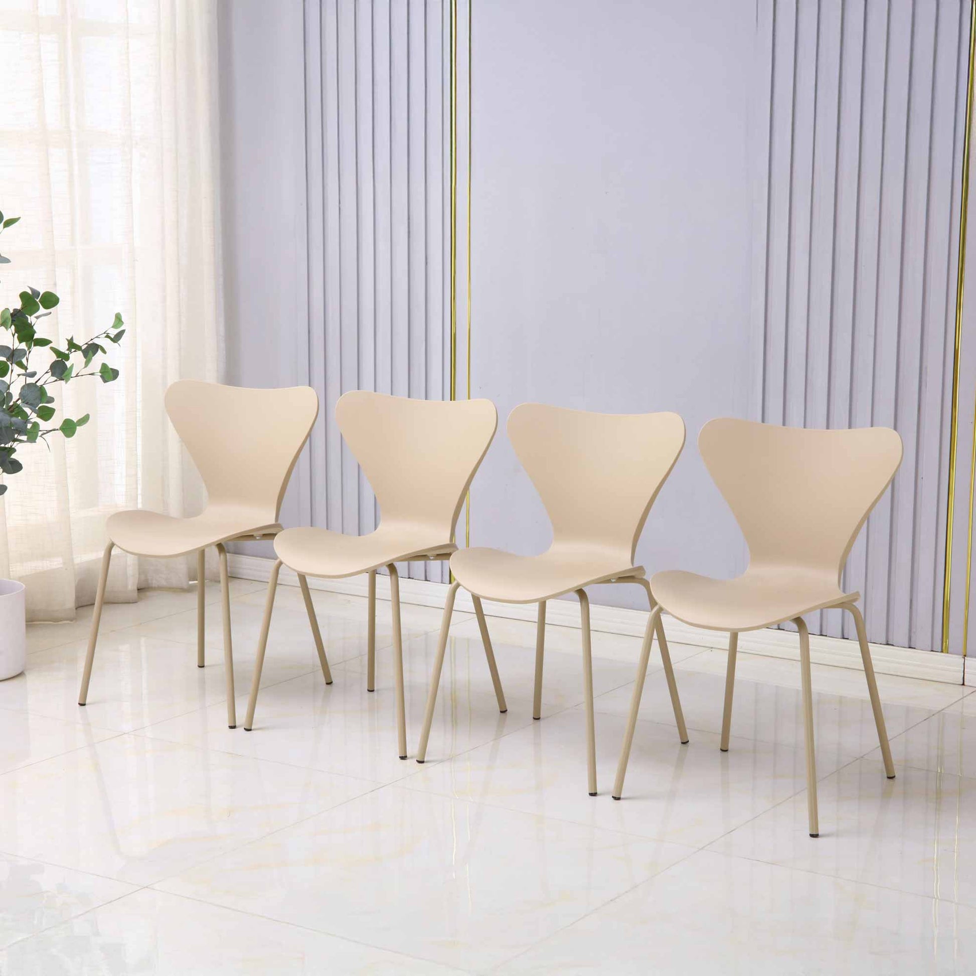 Sedia Silk - Set di 4